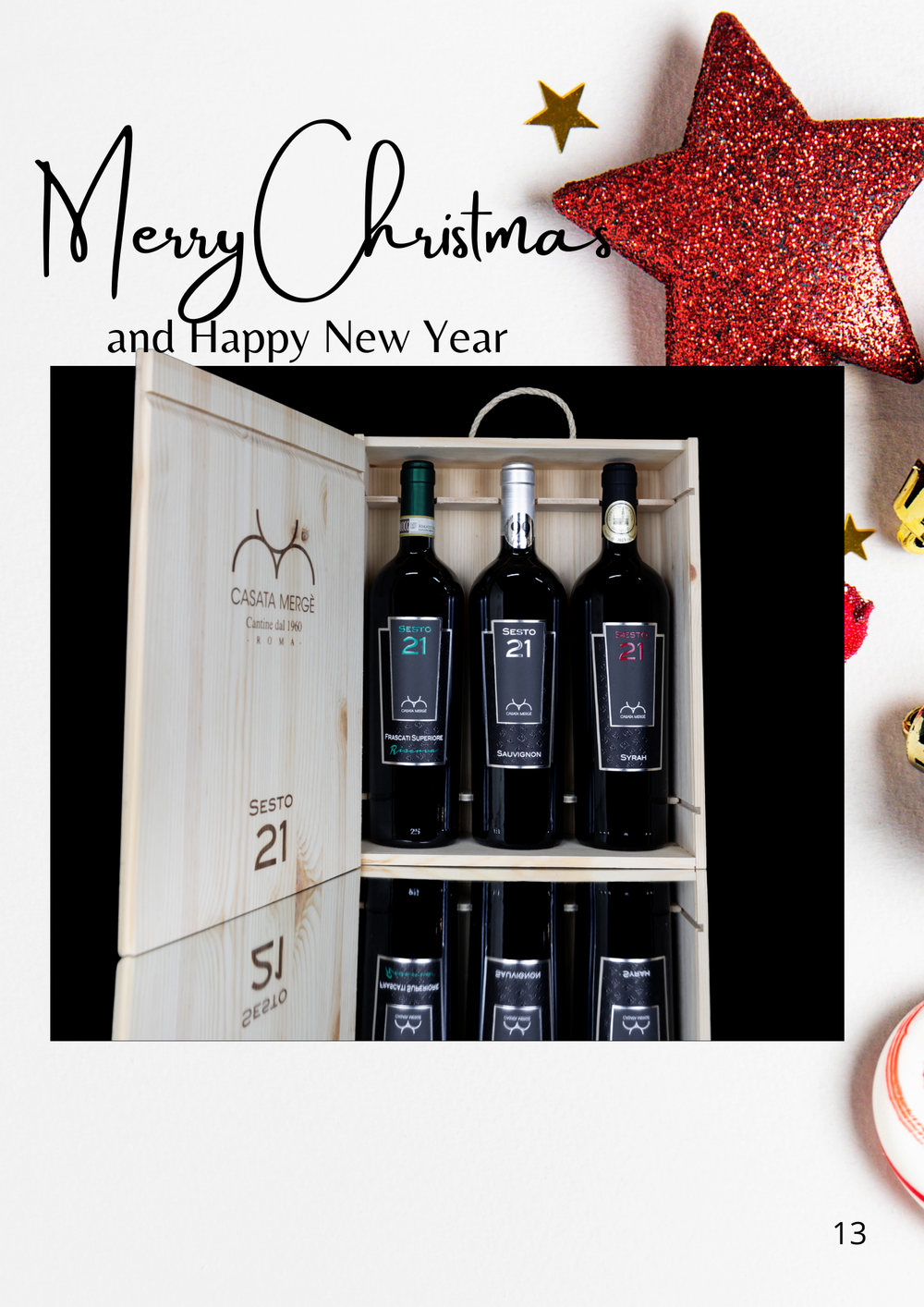 Scatola in legno doppia Sesto 21 