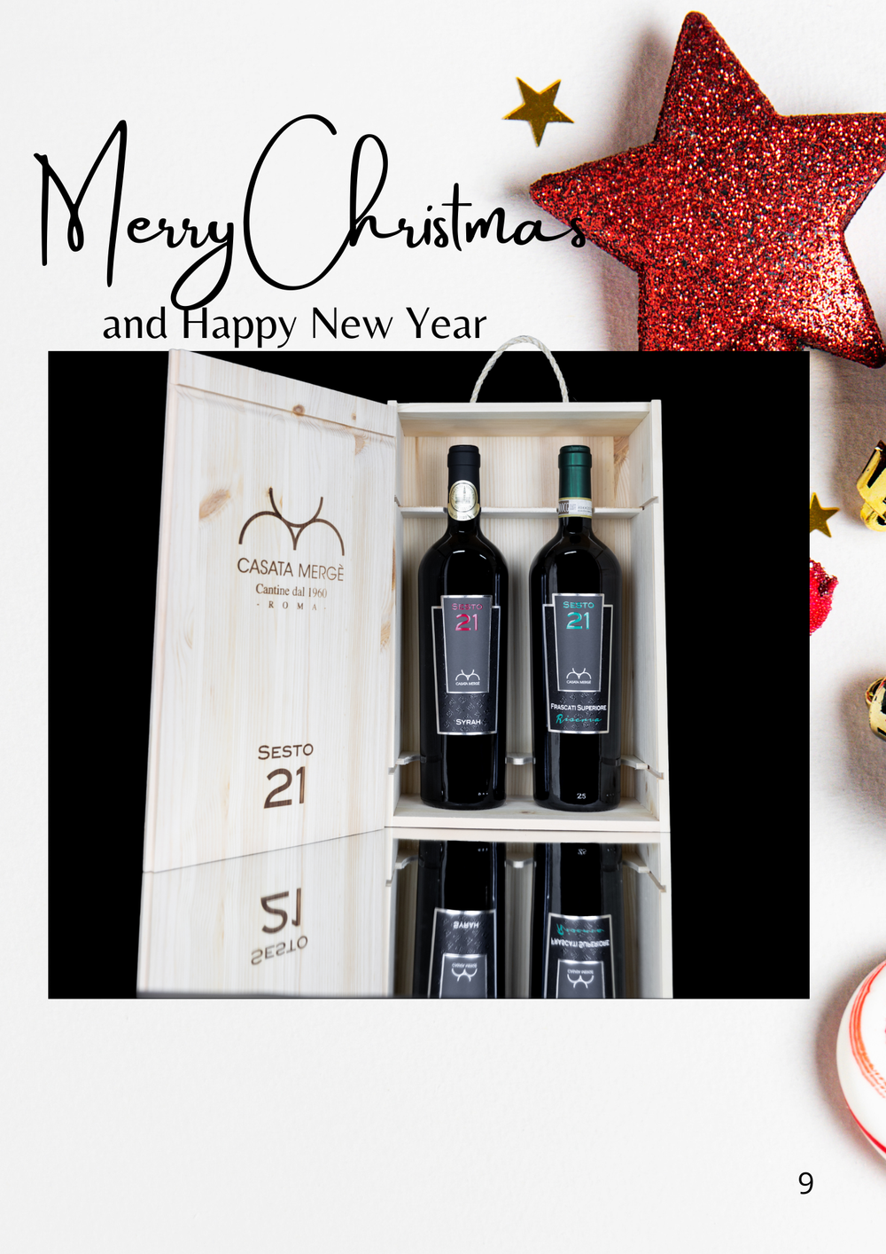 Scatola in legno doppia Sesto 21 