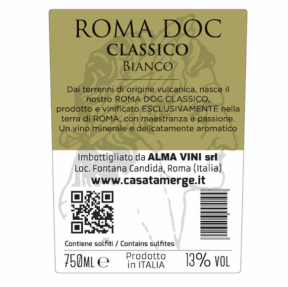 
                  
                    Roma DOC Classico Bianco - 750ml
                  
                